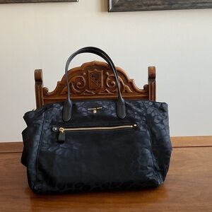 Michael Kors Black Patterned Tote